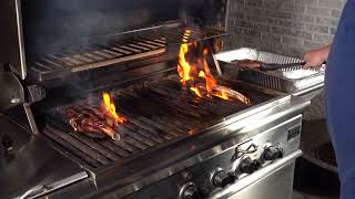 Prime Tomahawk Ribeye done on the gas grill [upl. by Fredel]