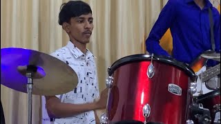 Malaigal vilagi ponalum drum cover New year service [upl. by Mcclimans170]