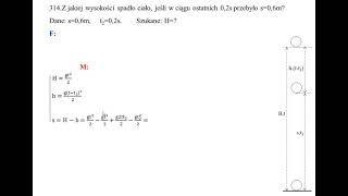 314 Fizykamax pole grawitacyjne droga swobodny spadek [upl. by Chapel639]