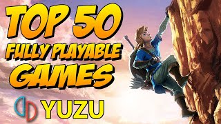 TOP 50 YUZU EMULATOR PLAYABLE GAMES 🎮 2022  Fully Playable✔️ Nintendo Exclusives [upl. by Oliy965]