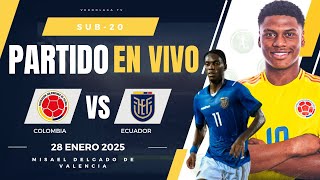 🔴 Colombia vs Ecuador EN VIVO  Sudamericano Sub20 [upl. by Nwahsar821]