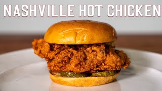 Easy Nashville Hot Fried Chicken Sandwich Recipe [upl. by Dorkus]