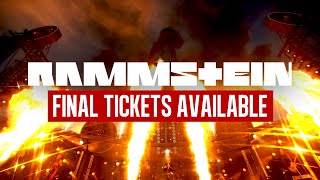 Rammstein  Europe Stadium Tour 2023 Final tickets on sale now [upl. by Chyou727]