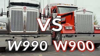 Kenworth W990 vs W900 The battle of 2019 [upl. by Gnoix]