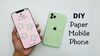 How To Make Paper iPhone  Paper Craft  Paper Mobile Phone  1 minute video  shorts [upl. by Ahsitan]