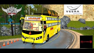 Veera V6 Non AC sleeper Bus Mod RELEASE  BUSSID 371 READ DESCRIPTION [upl. by Aerdnad]