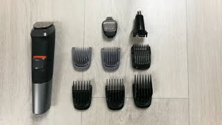 Best Trimmer From Philips  Philips Multigroom Series 5000 Dual Cut Trimmer Review [upl. by Khan]