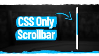 How To Create Custom Scrollbar In CSS [upl. by Nosaes]