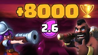 HOG 26 FINAL PUSH 8000 TROPHIES  CLASH ROYALE [upl. by Elliott]