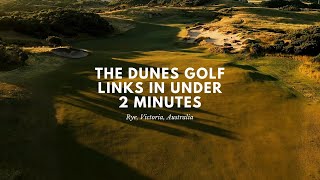 The Dunes Golf Links Mornington Peninsula Australia [upl. by Anaib]