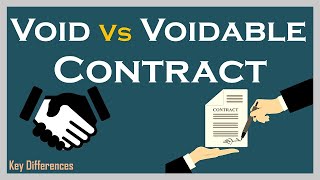 Void vs Voidable Contract Difference between them with definition examples amp comparison chart [upl. by Bach683]