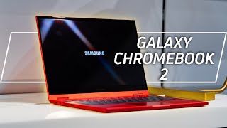 Samsungs Galaxy Chromebook 2 is FINALLY affordable Handson [upl. by Eekorehc]