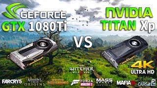 GTX 1080 Ti vs TITAN Xp Test in 8 Games 4K i7 8700k [upl. by Assenav]