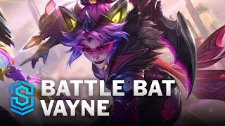 Battle Bat Vayne Skin Spotlight  League of Legends [upl. by Adaj]