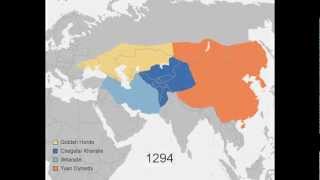 Growth of the Mongol Empire 12061294 ✔ [upl. by Castorina]