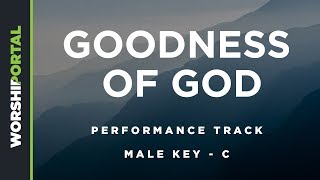 Goodness of God  Male Key of C  Performance Track [upl. by Hsara815]