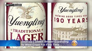 Pennsylvanias Yuengling Americas Oldest Brewer Expanding To West Coast For First Time [upl. by Asital]