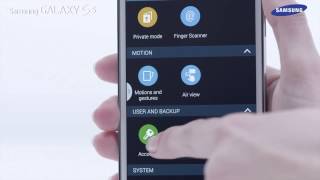 Samsung Galaxy S5  How To Use the Settings Menu [upl. by Razid]