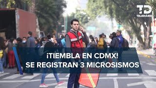 Tres microsismos se registran hoy 12 de diciembre con epicentro en CdMx [upl. by Anelagna]