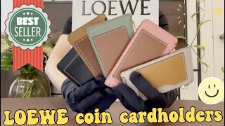 【ロエベ】 コイン カードホルダー ソフト グレイン カーフスキン LOEWE CARD HOLDER [upl. by Drucie636]