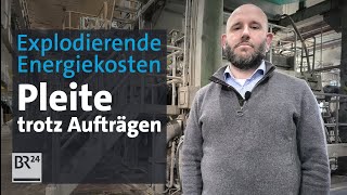 Preisexplosion Energieintensive Unternehmen vor dem Aus  Die Story  Kontrovers  BR24 [upl. by Anirod]