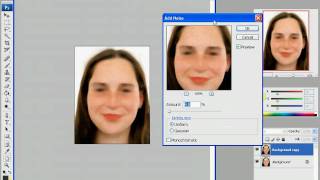 PhotoShop Tutorial  HOW TO touchup retouching skin soften skin [upl. by Shipley]