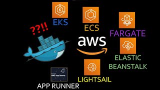 Containers on AWS  EKS Vs ECS Vs Fargate Vs ElasticBeanstalk Vs Lightsail Vs AppRunner [upl. by Emiline]