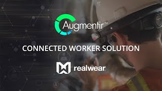 Augmentir Connected Worker Solution on the RealWear HMT1 [upl. by Slade589]