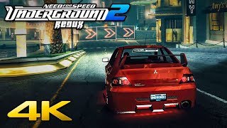 NFS Underground 2 REDUX  The Ultimate Graphics Mod in 4K Ultrawide [upl. by Brawner574]