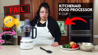 KitchenAid 9 Cup Food Processor Review FAIL [upl. by Menken]