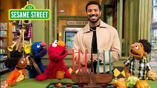 Sesame Street H is for Holiday  Celebrate Kwanzaa with Michael B Jordan [upl. by Manus]