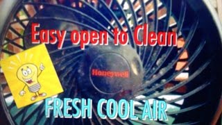 TUTORIAL How to Open a HONEYWELL FAN to CLEAN or Fix [upl. by Carlota]