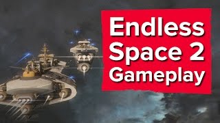 32 minutes of Endless Space 2 Gameplay including combat [upl. by Noivart]