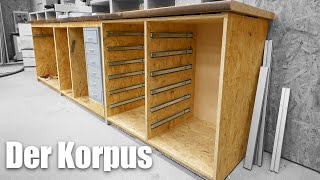 Korpusbau für die selbstgebaute Kappsägenstation  Kappsägenstation 2 [upl. by Nylesor83]