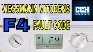 VIESSMANN BOILER F4 FAULT CODE  How To Reset [upl. by Llehcear]