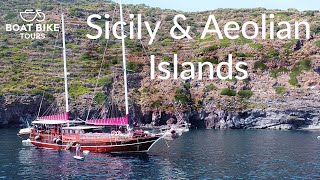 Visit enchanting Sicily and the Aeolian Islands by Boat and Bike [upl. by Ferretti]