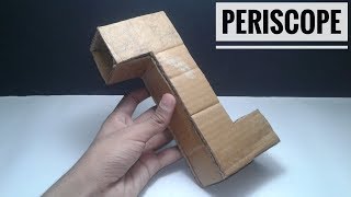 How To Make Simple Periscope From Cardboard and Mirrors  Periscope [upl. by Derinna]