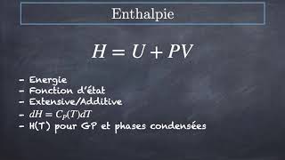 Lenthalpie [upl. by Ellinet]