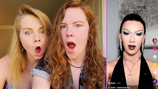 Reacting To TikTok Thirst Traps That Will DROP Your JAW  Hailee And Kendra [upl. by Peednas]