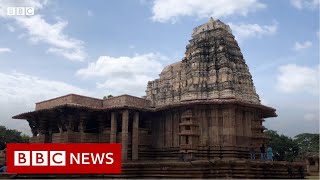 Inside Indias stunning World Heritage site temple  BBC News [upl. by Arnelle]