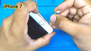 How to Open iphone 7  How to open iphone without suction cup [upl. by Auqeenwahs]