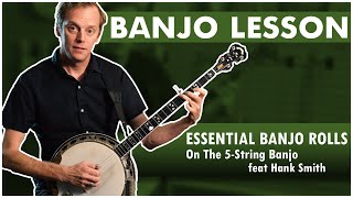 Beginner and Intermediate Banjo Rolls With Hank Smith [upl. by Bethena366]