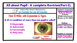 All about Pupil  A complete RevisionPart2 [upl. by Sucramraj]