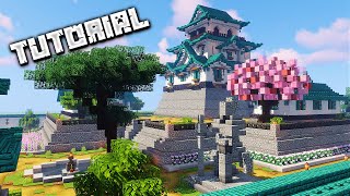 How To Build A Castle Base  Minecraft Tutorial 2 [upl. by Nert]