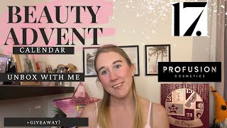 BEAUTY ADVENT CALENDAR UNBOXING 2023 BOOTS AND NO17  giveaway [upl. by Haswell694]