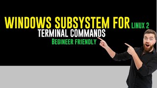 An Introduction to WSL  Windows Subsystem for Linux Commands  WSL 2 Terminal Commands [upl. by Alvie]