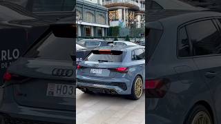 Donze093 with his RS3 rs3 rs audi carlover monaco carlifestyle [upl. by Lanoil]