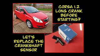 12 Corsa D crankshaft sensor replacement [upl. by Namyac]