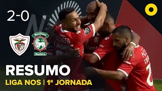 Santa Clara 20 Marítimo  Resumo  SPORT TV [upl. by Oeramed407]