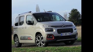 Essai Citroën Berlingo15 BlueHDi 130 EAT8 Shine 2018 [upl. by Tomkiel]